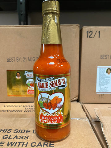 Marie Sharp's Fiery Hot Habanero Hot Sauce 10 oz