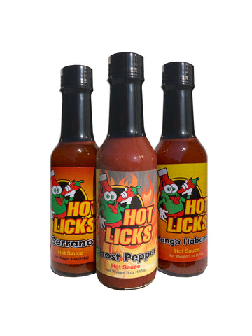 Hot Licks Mango Habanero 3 pack