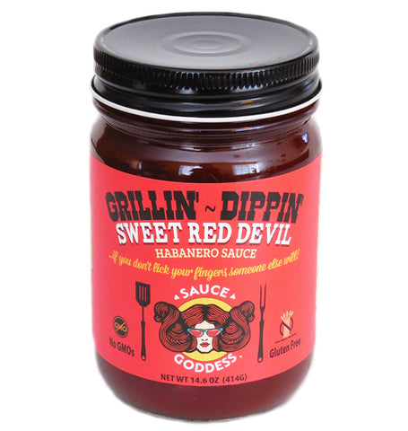 Sauce Goddess Sweet Red Devil Habanero Sauce